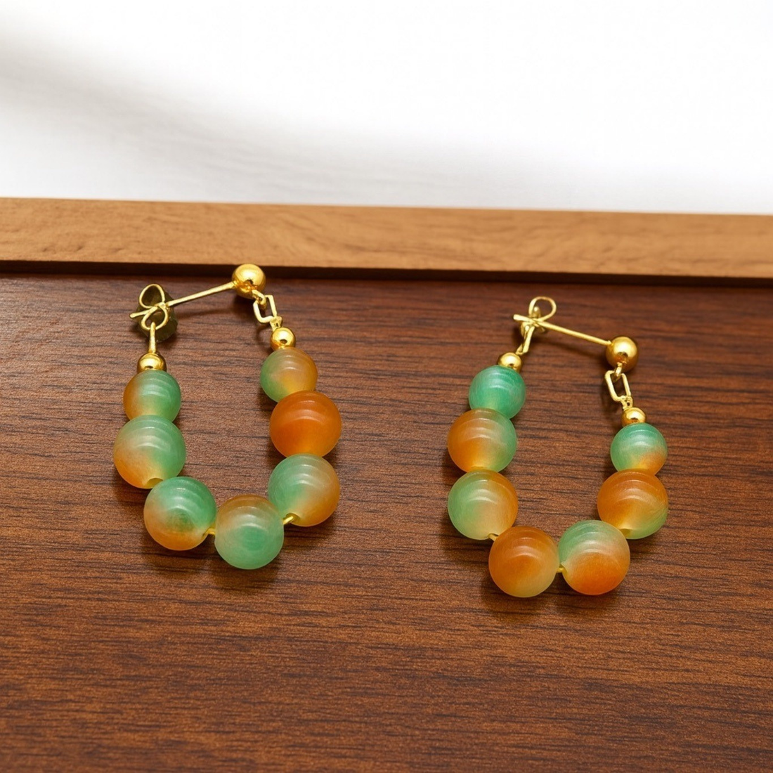Sun Kissed Beads Earrings