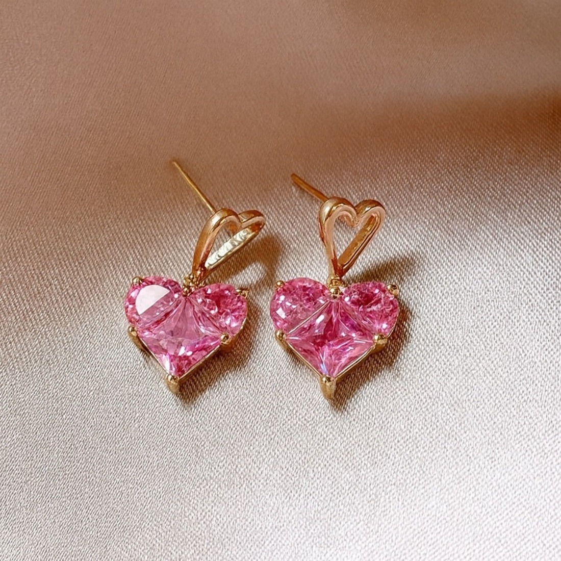 Amour Pink Earring