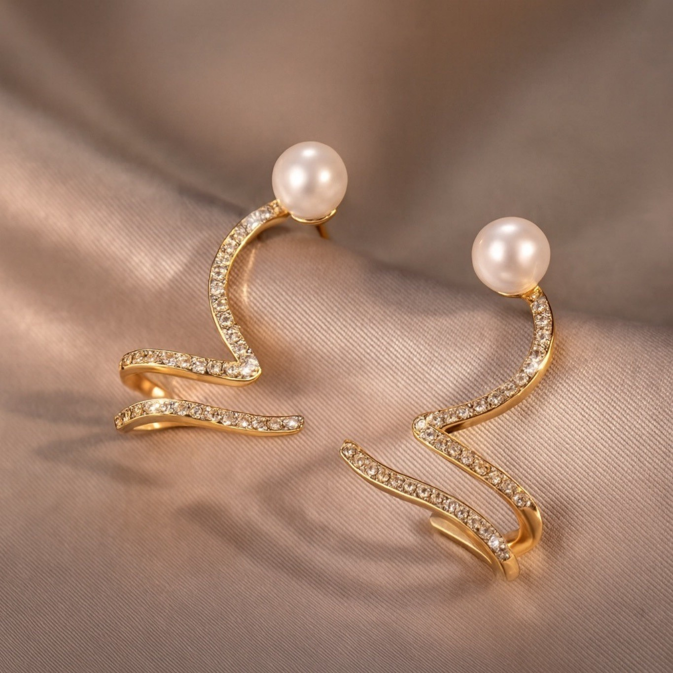 Golden Knot Earrings
