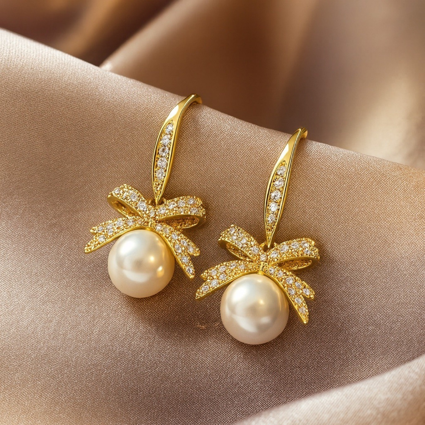 Crystal Flower Earrings