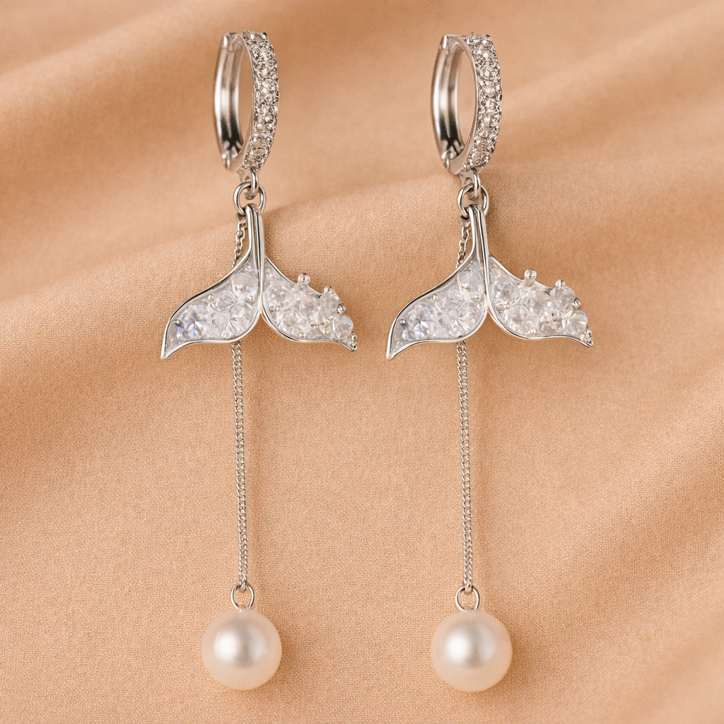Mermaid Pearl Earrings