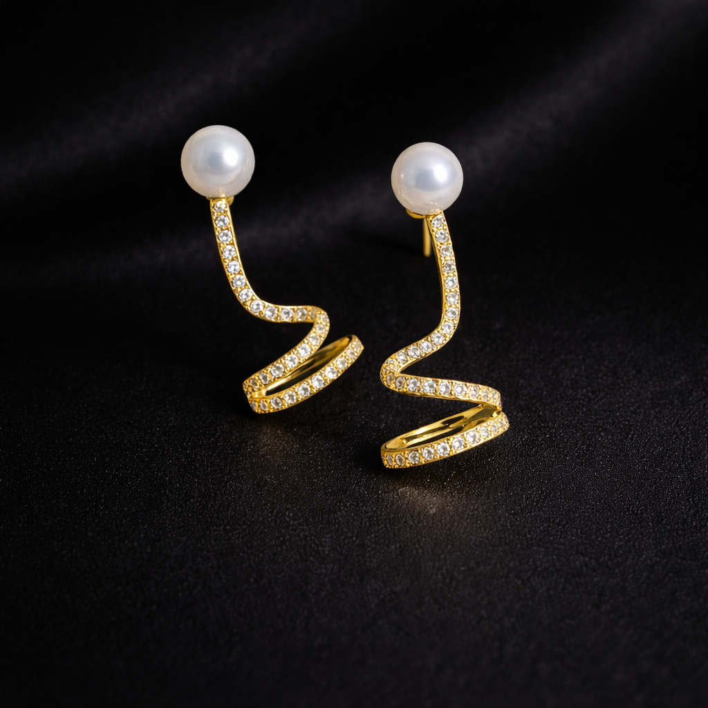 Golden Knot Earrings