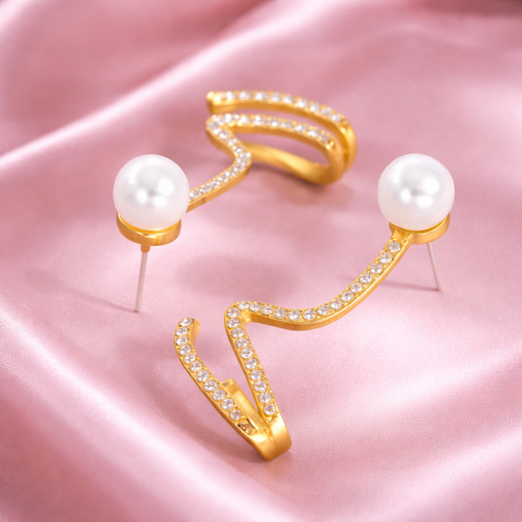 Golden Knot Earrings