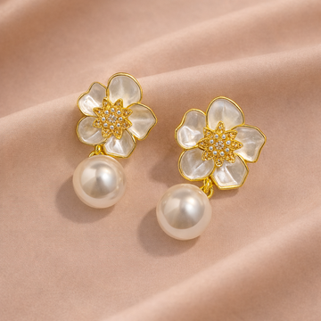 White Aura Earrings
