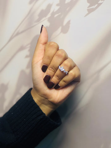 Sparkling Butterfly Ring