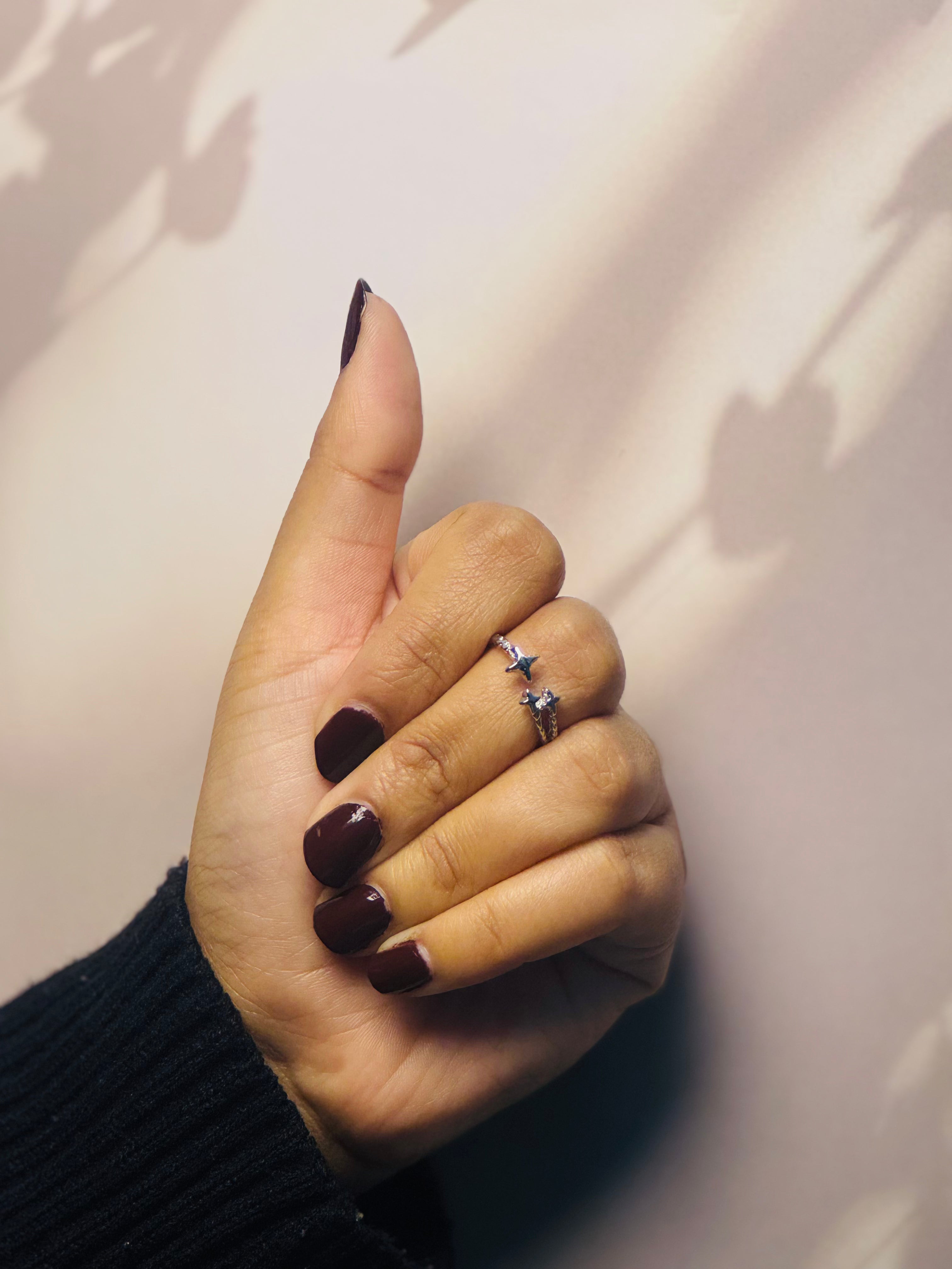 Minimalist Star Open Ring