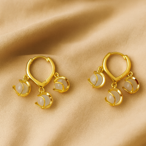 Opal Glow Hoops