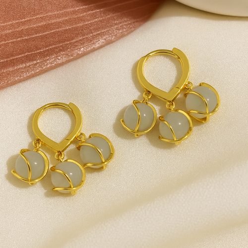 Opal Glow Hoops