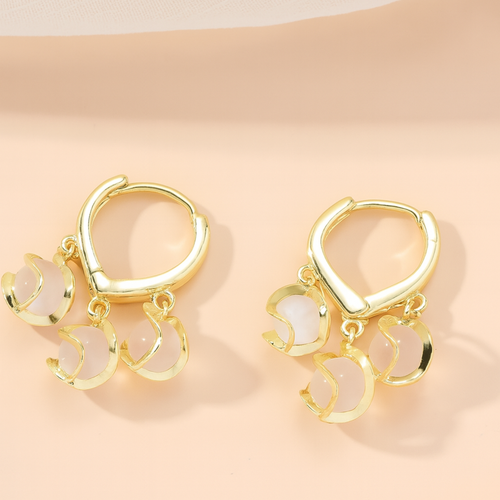 Opal Glow Hoops