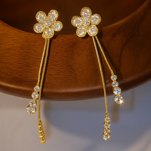 Crystal Cascade Earrings